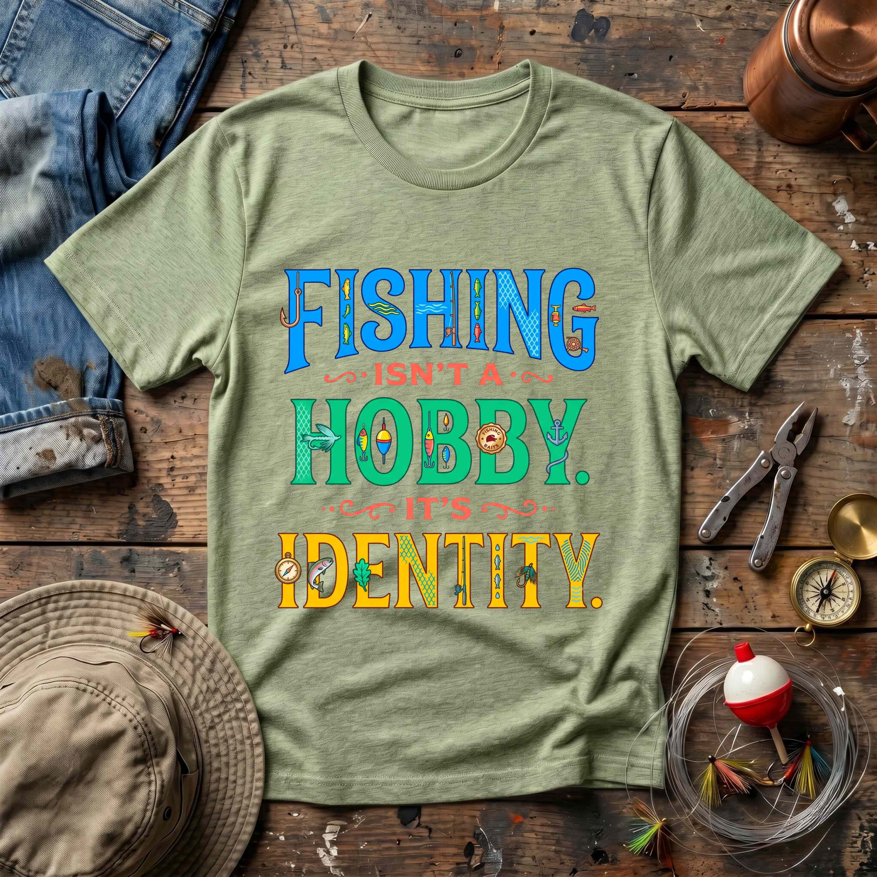 Fishing Identity T-Shirt