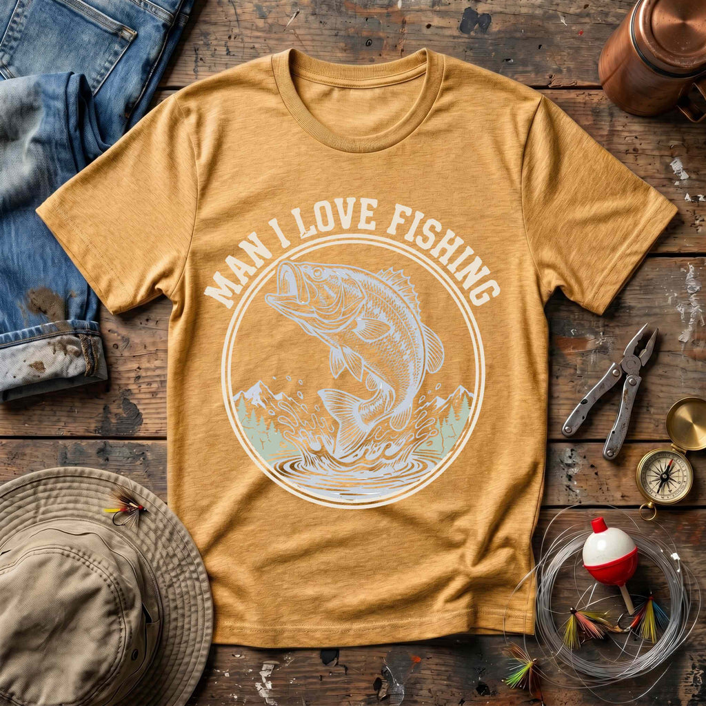 Man I Love Fishing T-Shirt
