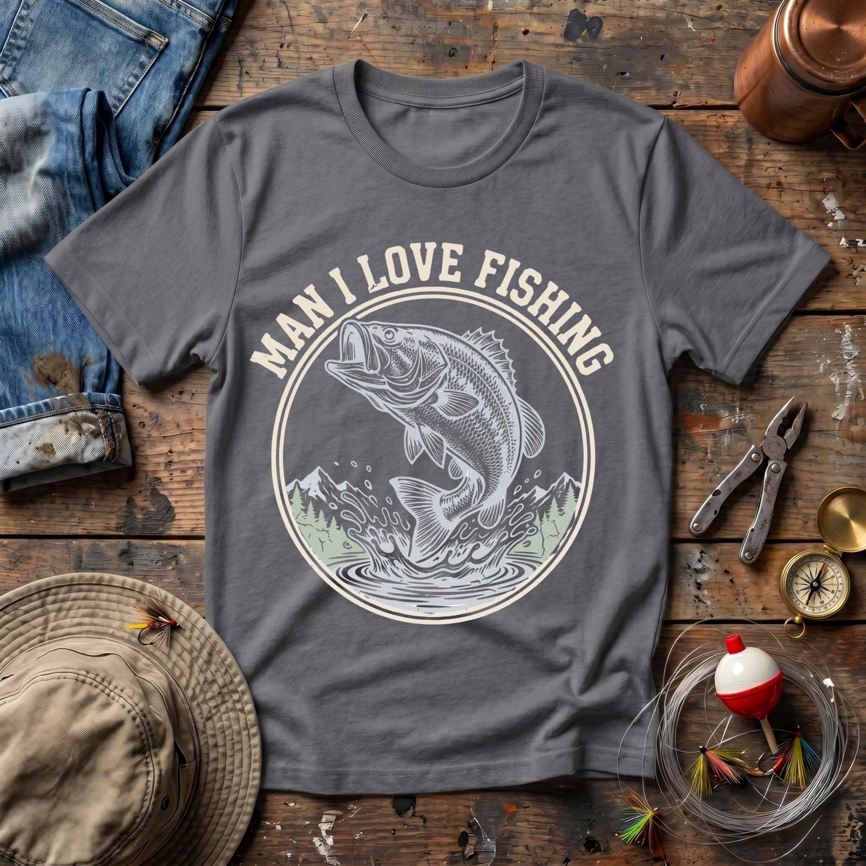 Man I Love Fishing T-Shirt