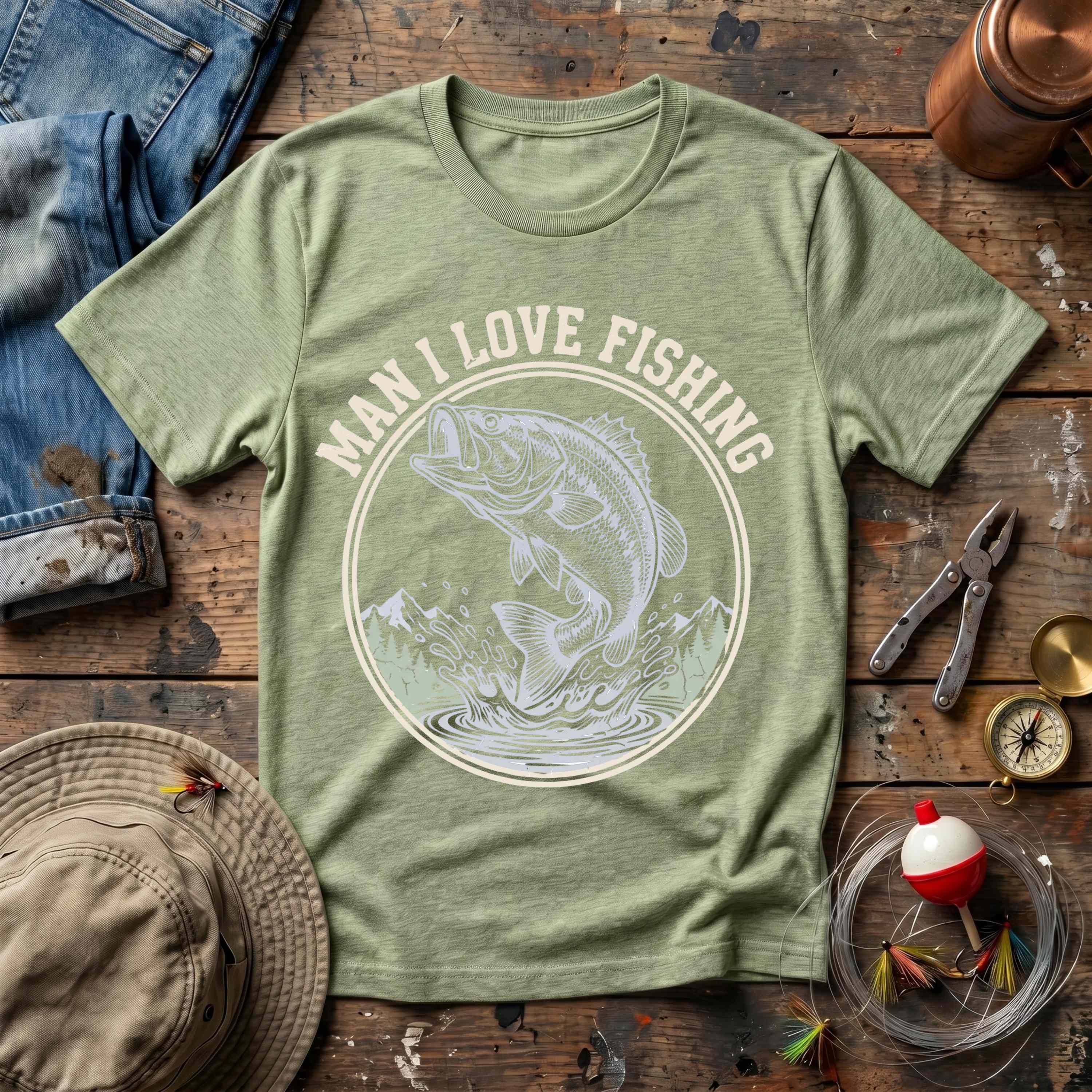 Man I Love Fishing T-Shirt