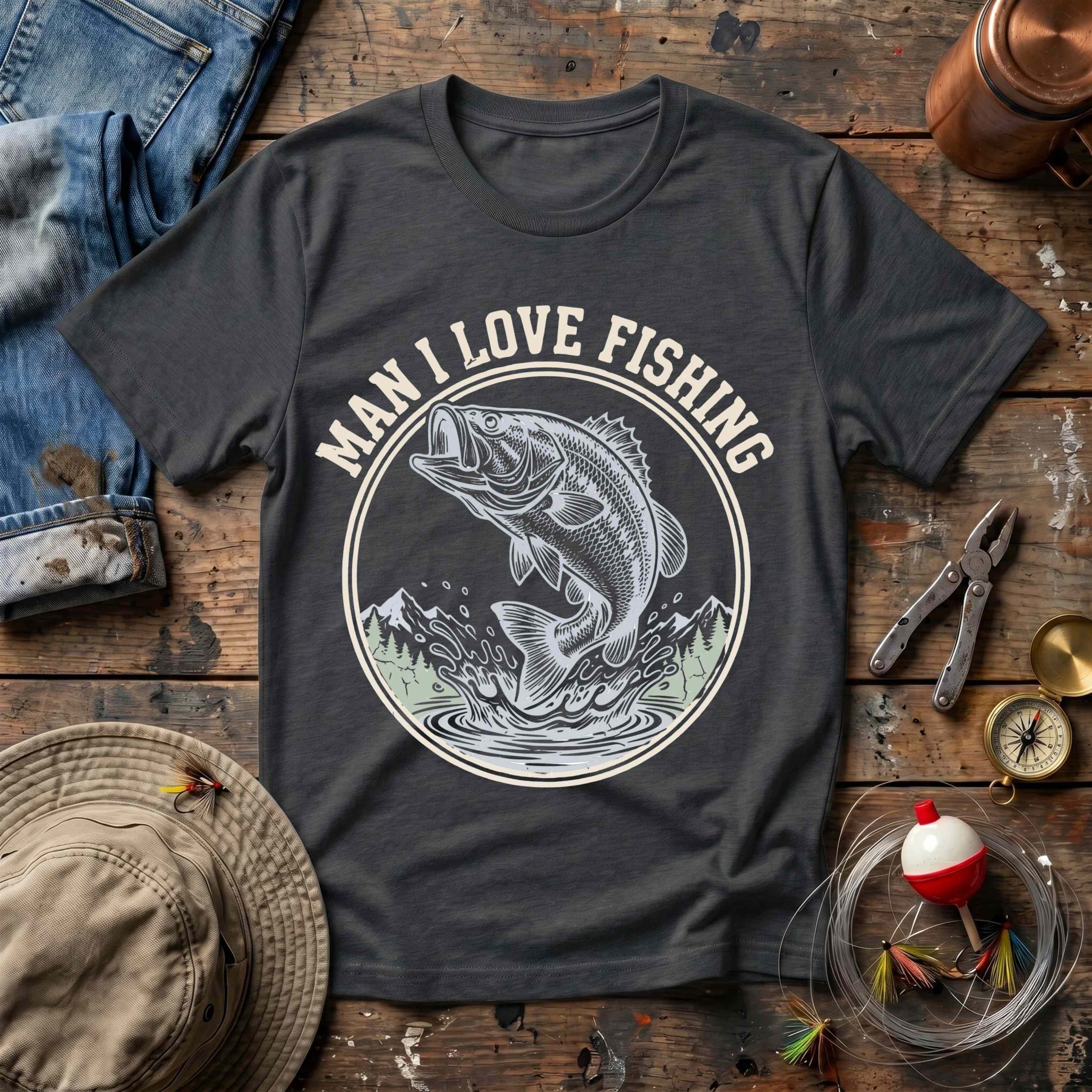 Man I Love Fishing T-Shirt