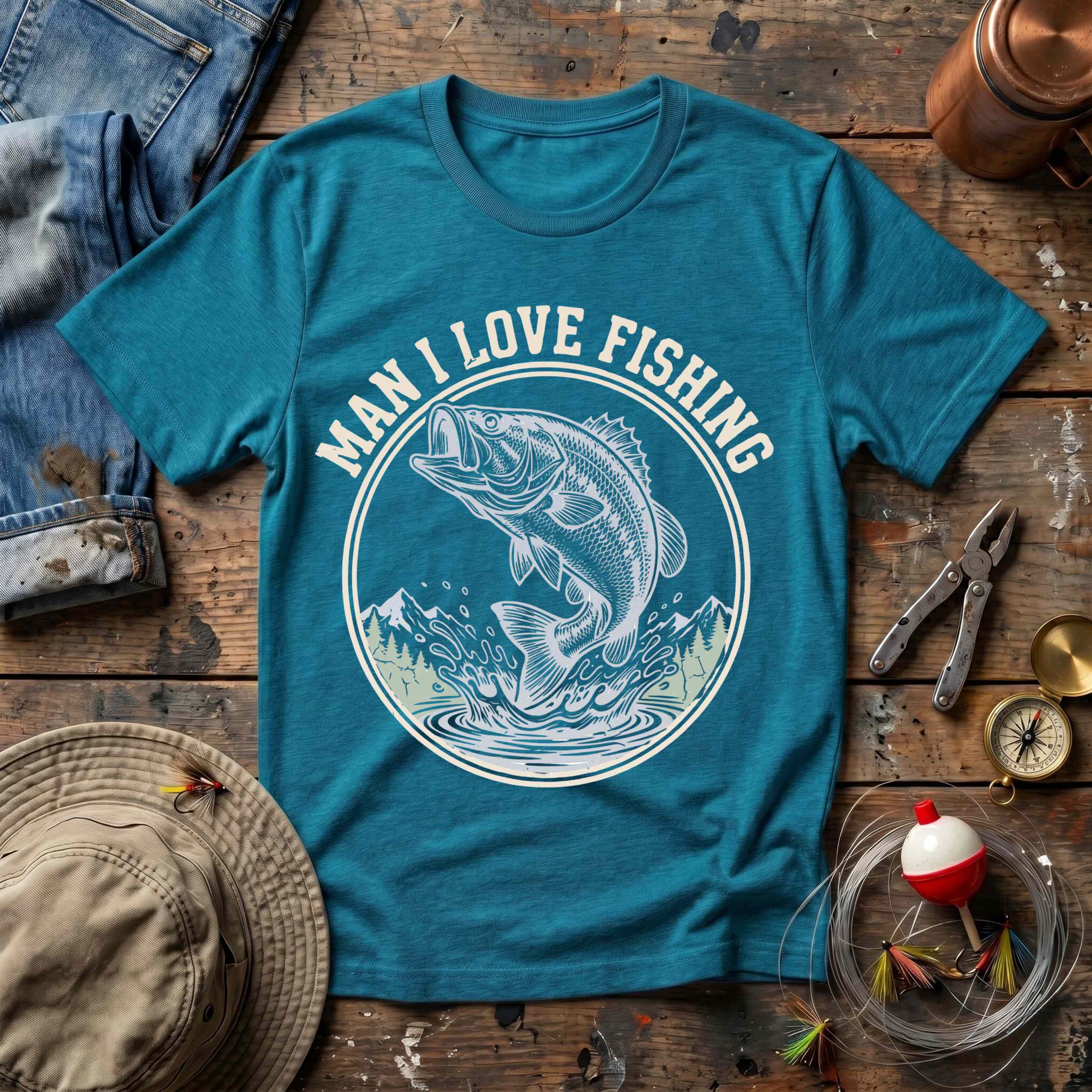 Man I Love Fishing T-Shirt