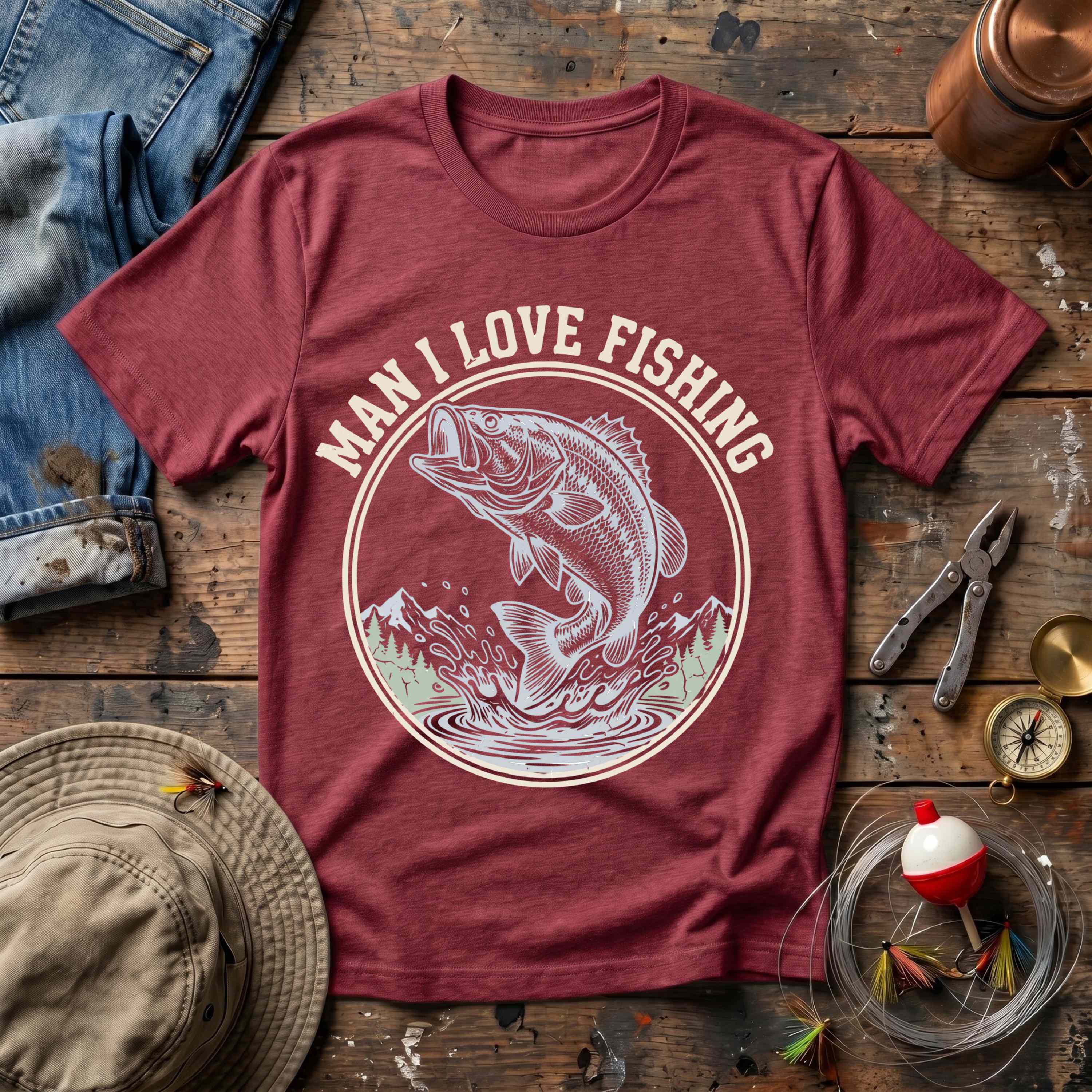 Man I Love Fishing T-Shirt