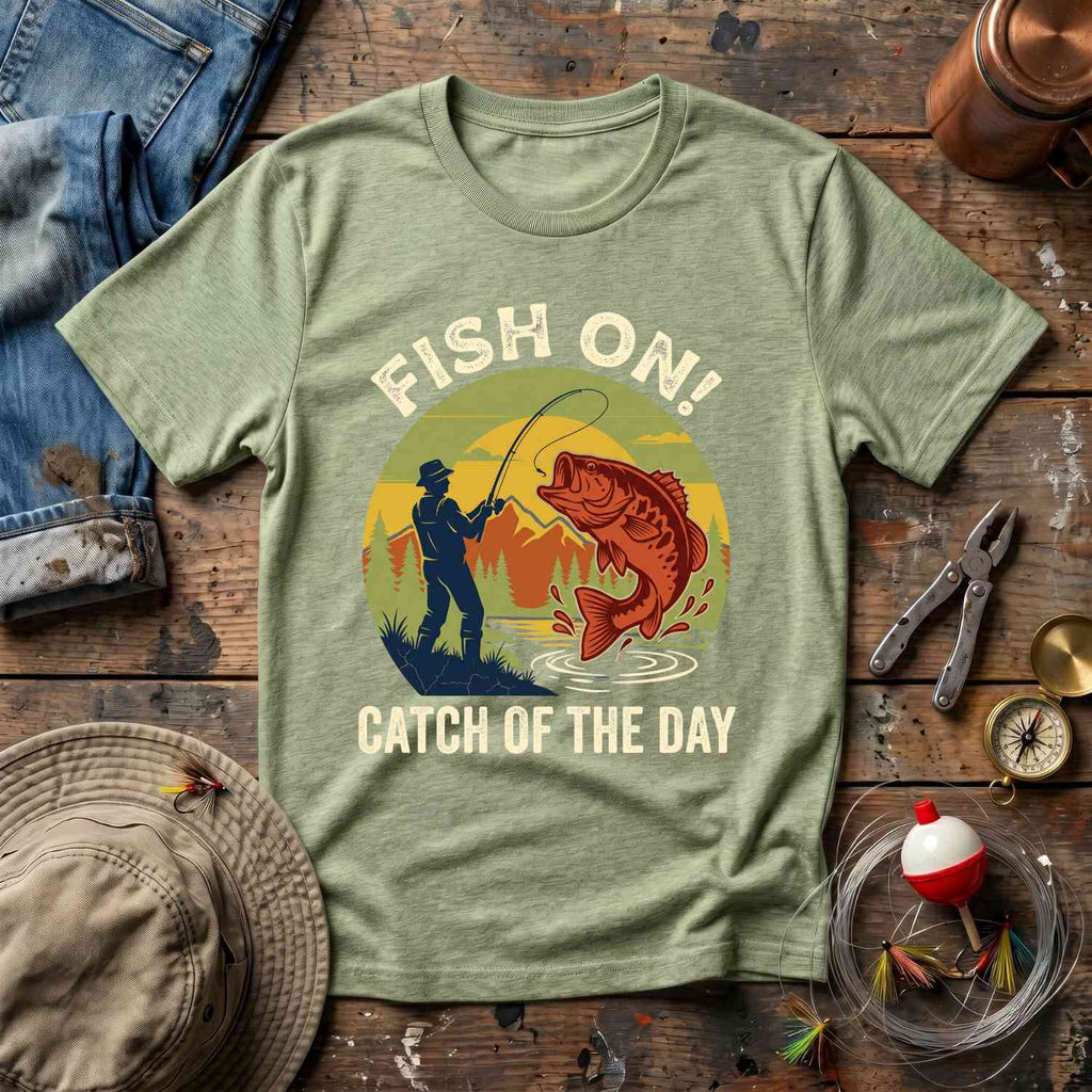 Fish On T-Shirt