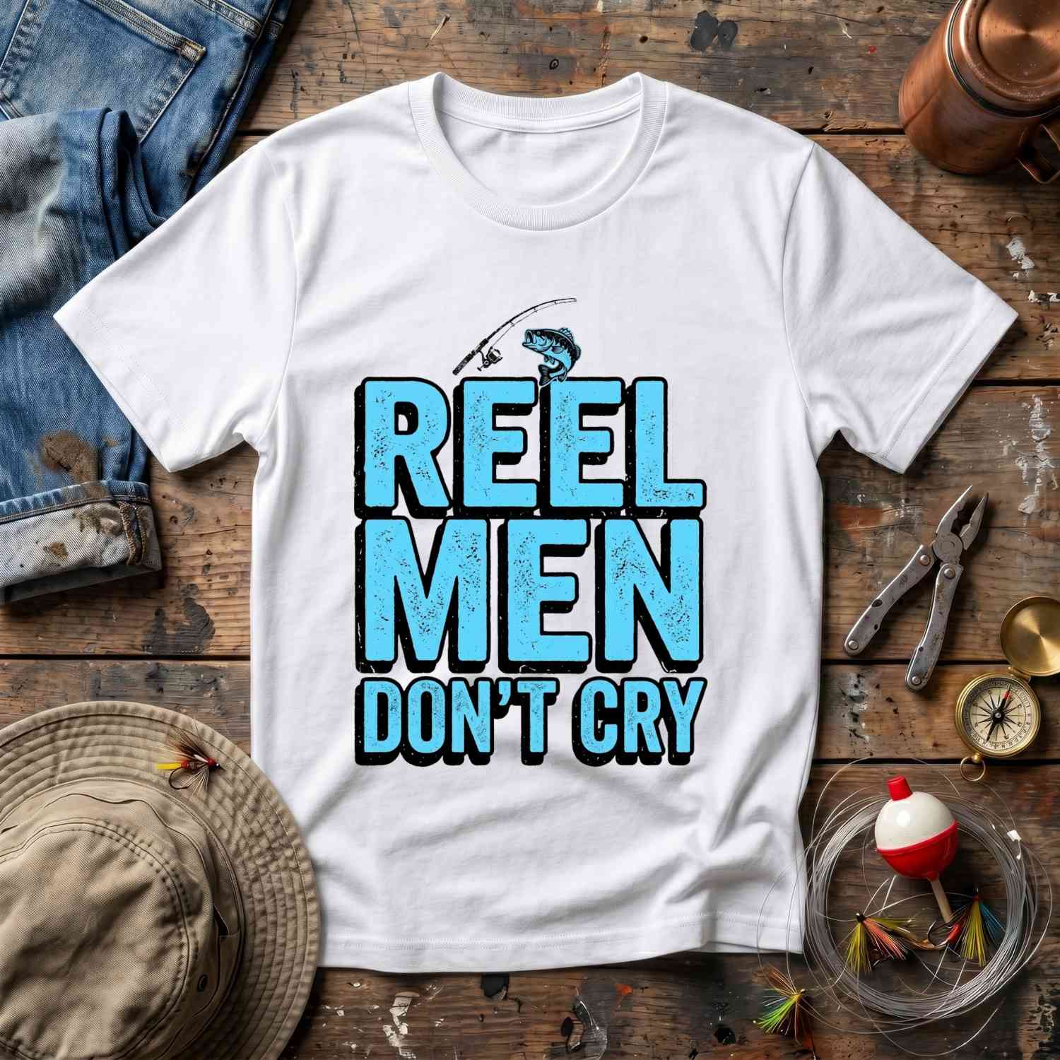 Reel Men Don't Cry T-Shirt