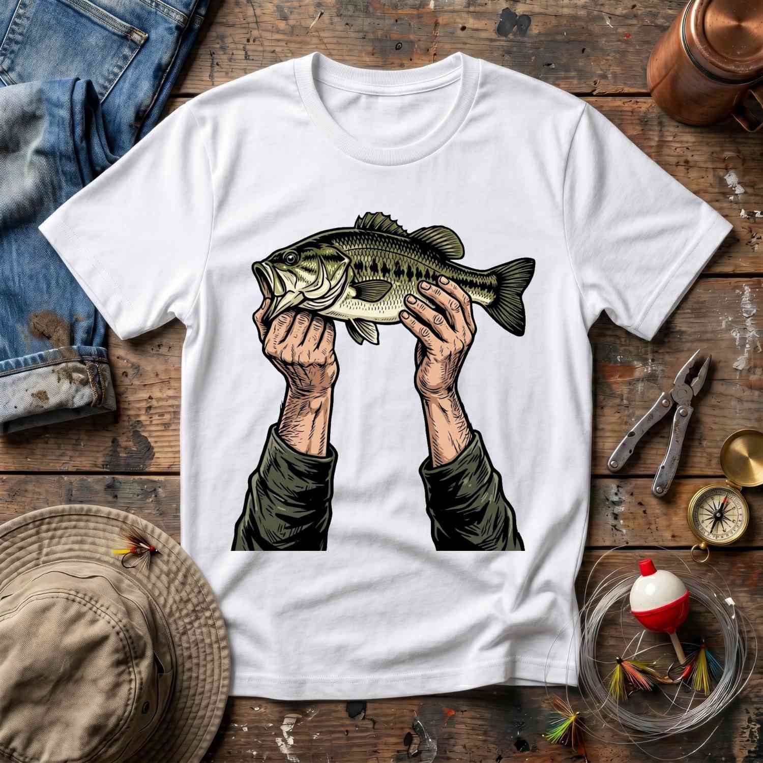 Holding A Fish T-Shirt