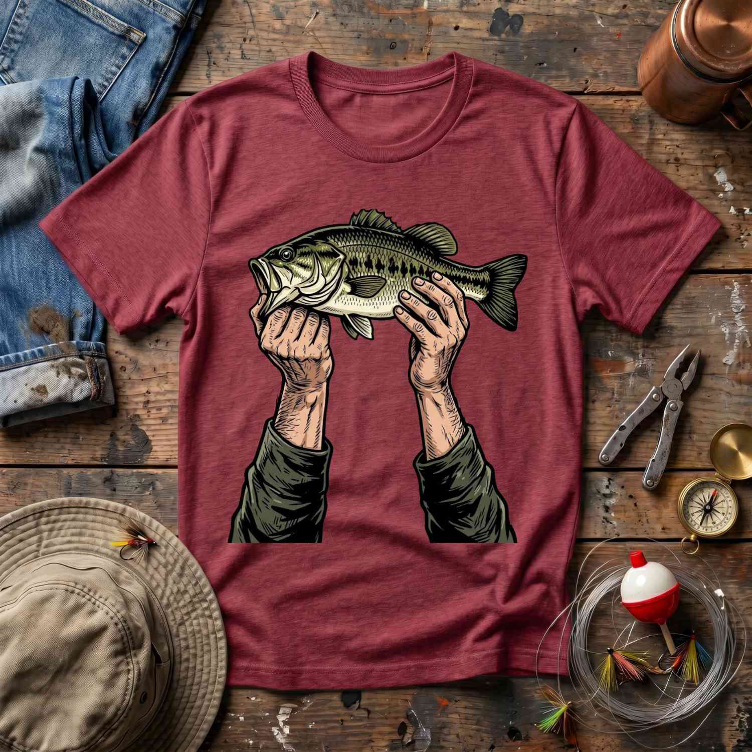 Holding A Fish T-Shirt