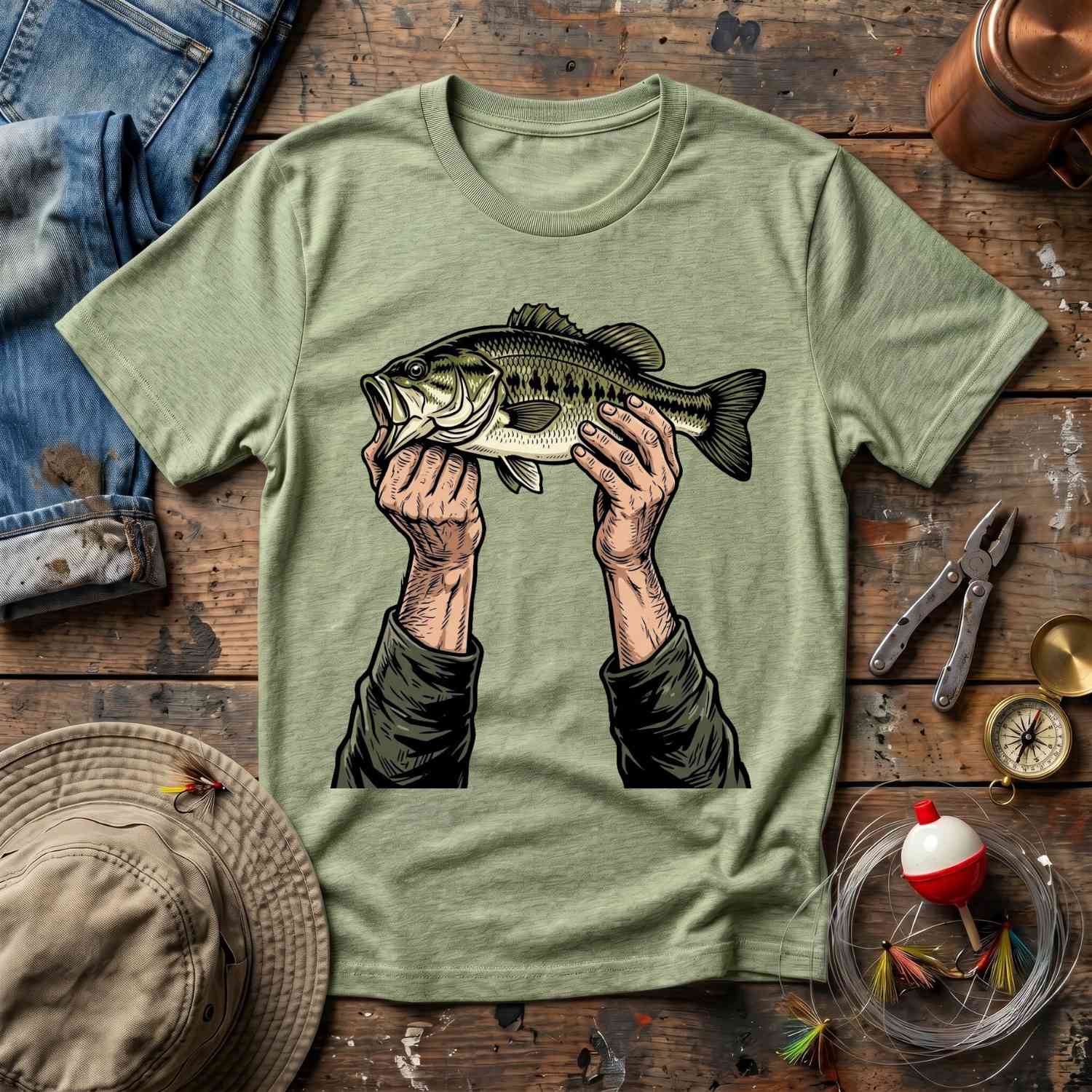 Holding A Fish T-Shirt