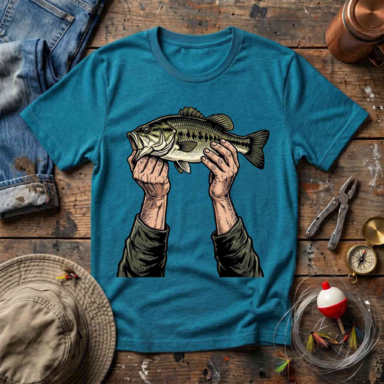 Holding A Fish T-Shirt