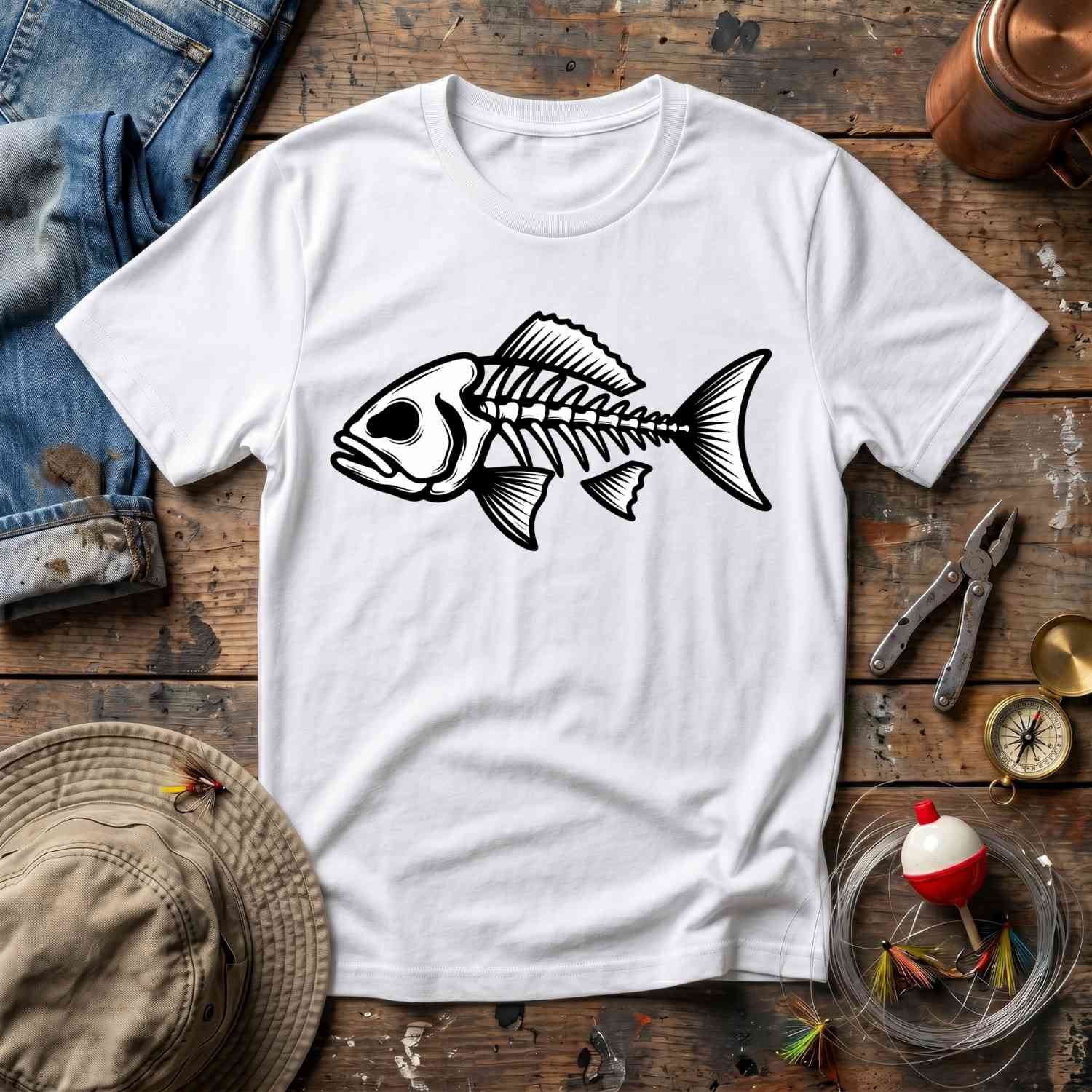 Fish Skeleton T-Shirt