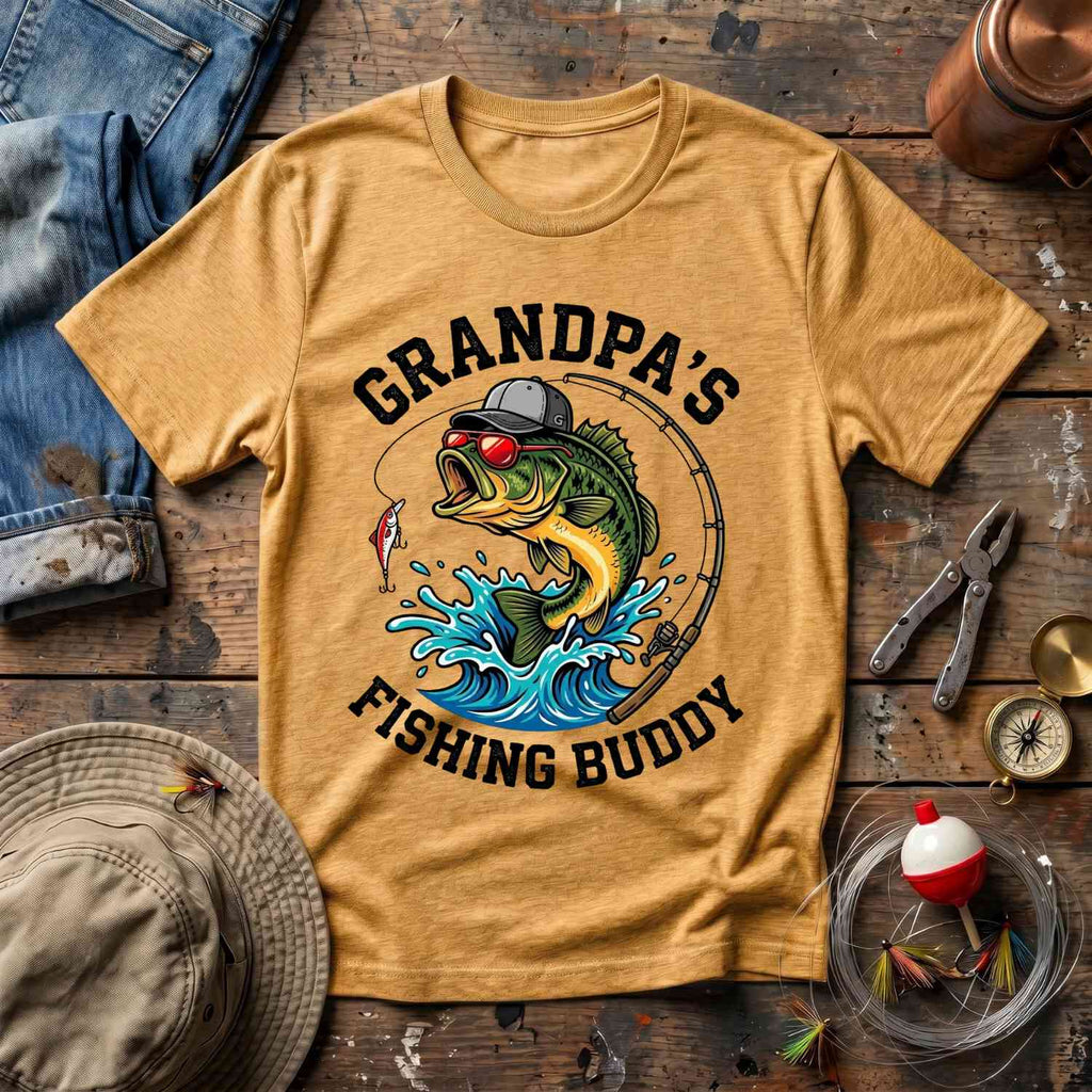 Grandpa's Fishing Buddy T-Shirt