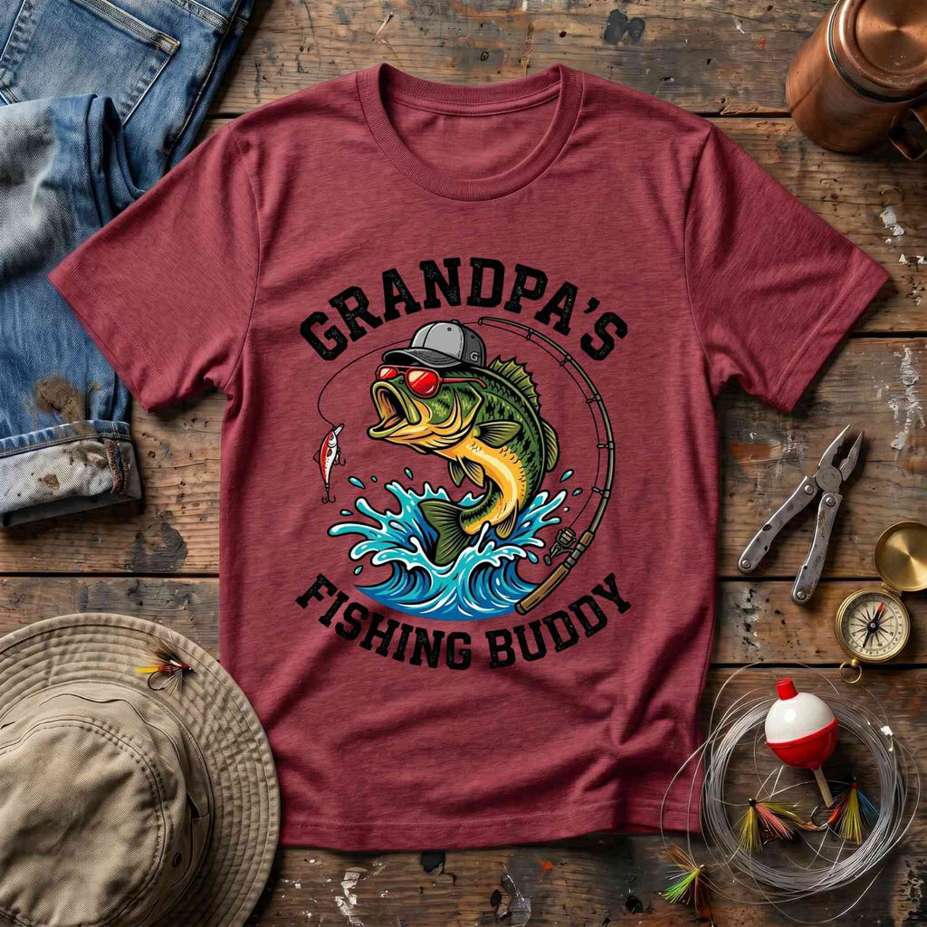 Grandpa's Fishing Buddy T-Shirt