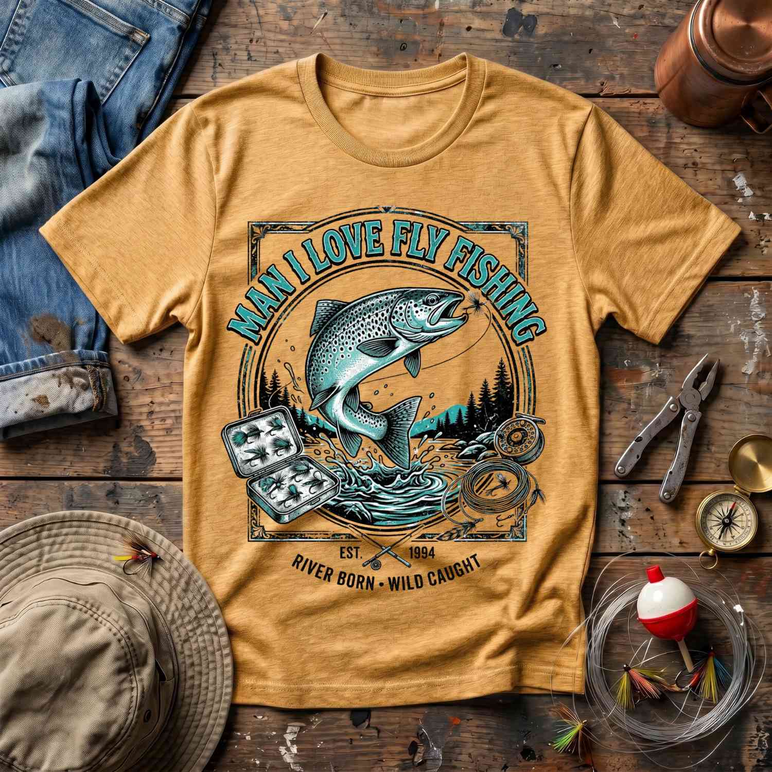Man I Love Fly Fish T-Shirt